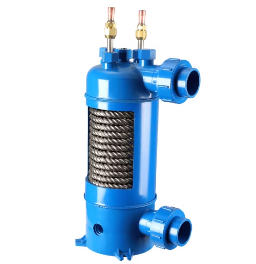 Arctic titanium heat exchanger detail